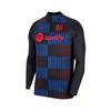 ФК Dri-FIT Барселона Сезон 24/25 Влагоотводящая Дышащая Приталенная Футболка для Футбола с Длинным Рукавом Мужские топы FZ0568-011