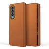 Роскошный кожаный чехол для телефона Samsung Galaxy Z Fold 4 3 2, чехол с слотом для карт и подставкой, задний чехол можно разделить