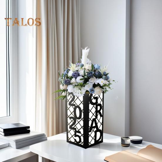 2/4 шт. 2025 Выпускной Декор Коробки Настольные украшения Коробки Абажуры Цветочные композиции Коробки для выпускного Вечеринка в честь окончания школы