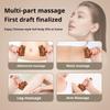 Circular Tooth Abdomen Massager Sandalwood Head Massage Comb  for Relieve Stress and Relax