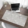 Protective Decorative Mat for Office Table Monstera Leaves Pattern 100x50 cm