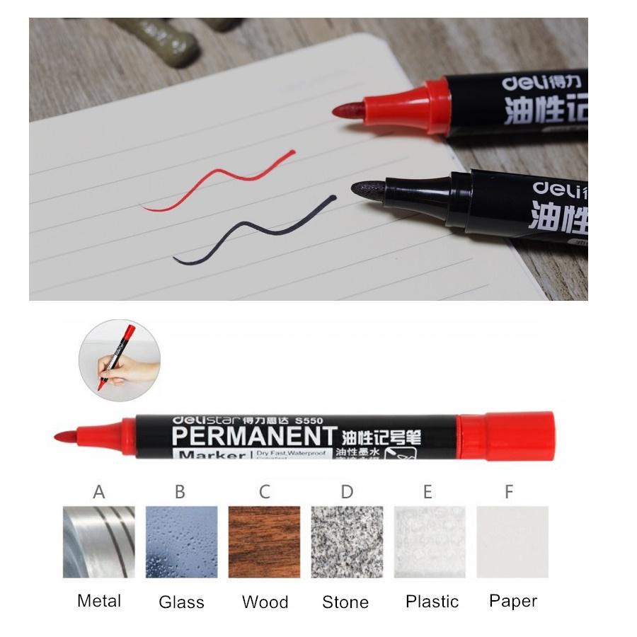 Перманентный масляный маркер водостойкий. В ассортименте черный, красный и синий цвета