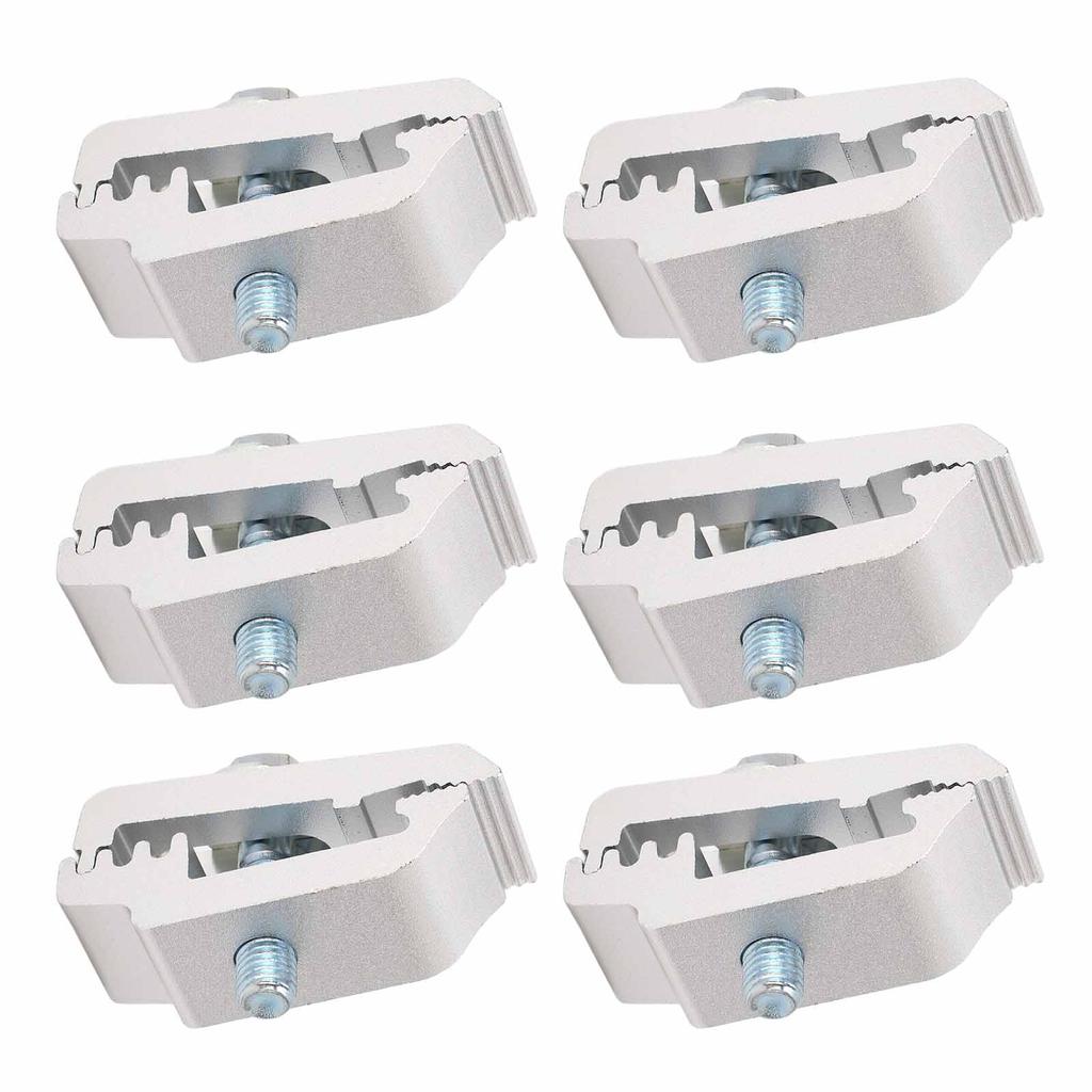 6pcs Truck Bed Cover Clamps 1112514 Aluminum Low Pro Truck Mounting Clamps for Most Truck Beds