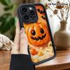 Phone case: 2D flat design suitable for iPhone 18 17 16 15 14 13 Pro protective case, Halloween pumpkin, Christmas, perfect holiday gift