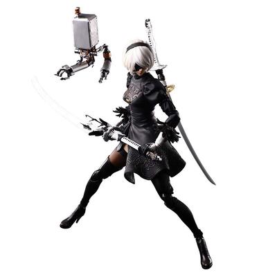 Отрицать: Автомата PLAY ARTS Kai <YoRHa No. <2 Тип B DX Издание> Покрашенная ПВХ Фигурка