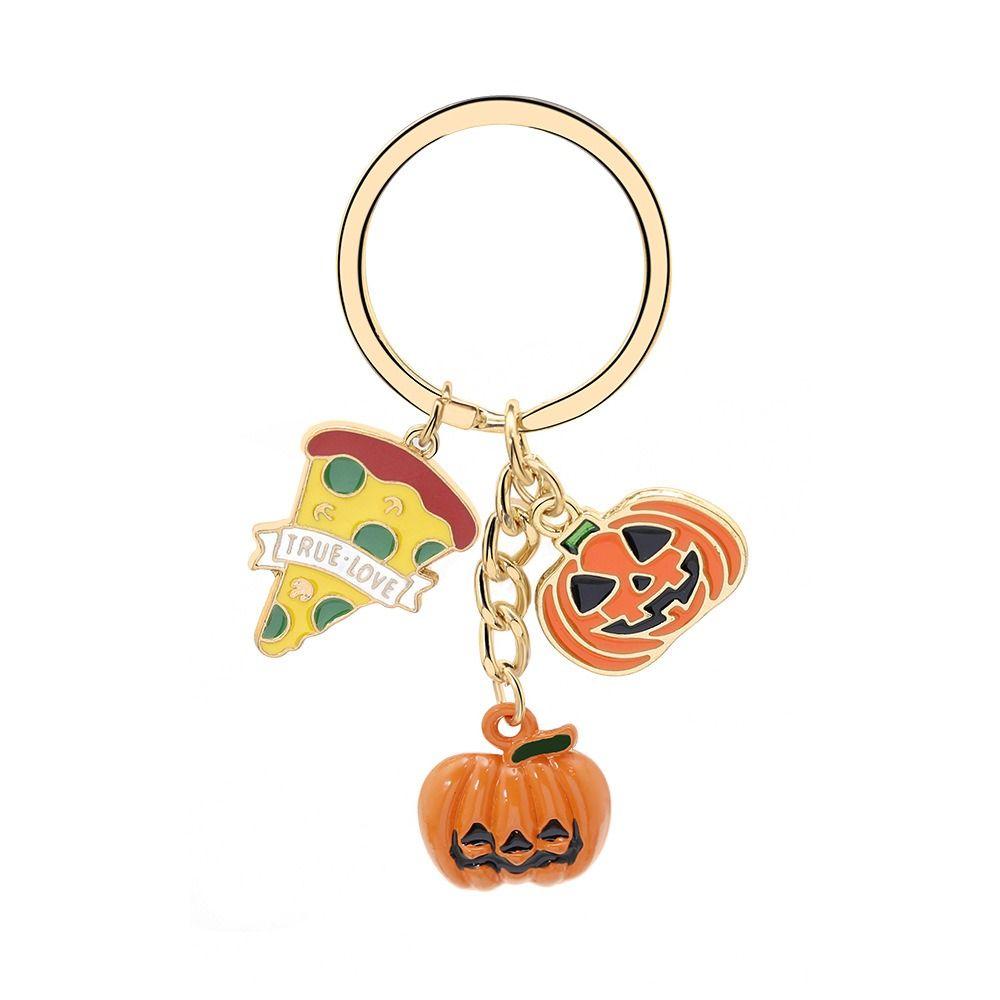 Trendy Pumpkin Pendants Earrings Dripping Oil Jewelry set Halloween Jewelry Accessories