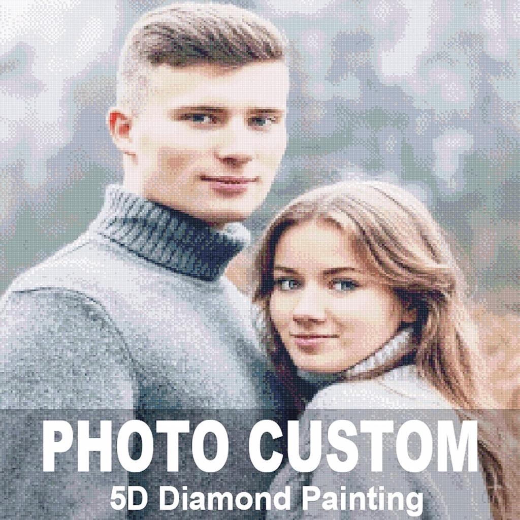 Photo Custom Diamond Painting Diamond Mosaic Embroidery Ross Stitch Arts Full Round Picture DIY Gift Home Decor