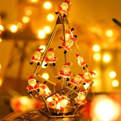 3M 30LED Санта-Клаус Снеговик светодиодные гирлянды USB Фея Свет Рождественская елка украшения подарки на Новый год 2023