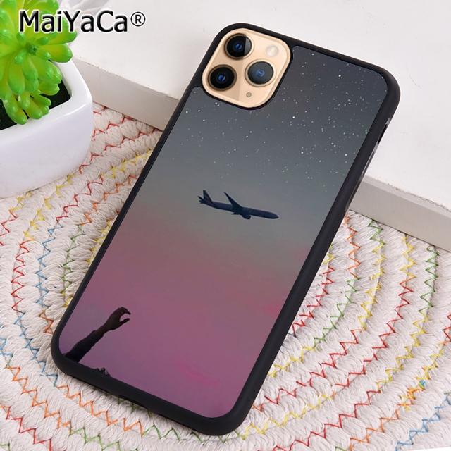 Розовый Чехол для Телефона с Изображением Самолета для iPhone 17 Air 16 pro max 15 14 plus 12 13 Защитная Крышка coque