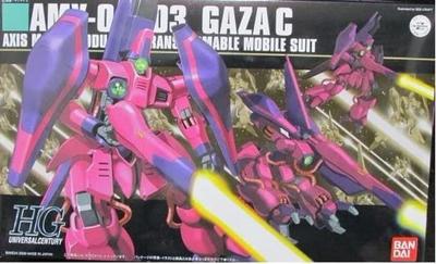 HGUC Мобильный доспех Z Гандам Газа C Общий тип Масштабная пластиковая модель AMX-003 1/144 Предварительно окрашенный