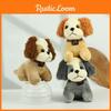 Plush Delightful Dog Figure Keychain For Kids And Adults In Various Colors