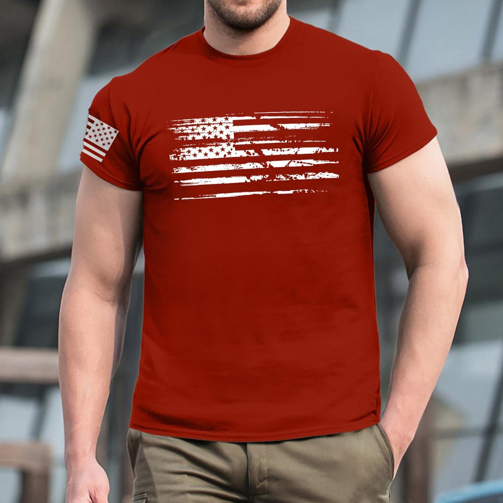 Men'S Fashionable T-Shirt, Street Casual Short Sleeved Clothing