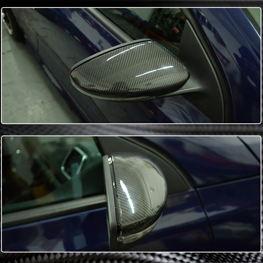 Накладки на зеркала (Карбон) для Volkswagen Jetta 2011-2018 гг