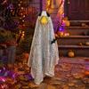 Ghost Costume for Porch Goose Halloween Costume, Outfit Outdoor Lawn Decorative Clothing Decor, Spooky Holiday Garden Statue Clothing, Funny