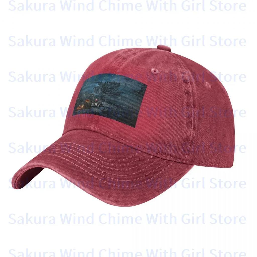 Fashion World Of Tanks Baseball Cap for Unisex cotton Hats Adjustable Hat Casual Truck driver Hat