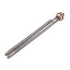 Electric Water Heater Heating Component Replacement 1-1/4in Universal Stainless Steel Heating Tube