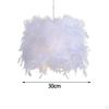 Декоративный абажур из перьев, аксессуары для освещения, подвеска для настольной лампы, потолочный светильник
