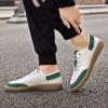 Модная Высококачественная Мужская Повседневная Обувь Мужская Удобная Обувь для Ходьбы Мужская Школьная Обувь из Натуральной Кожи Модные Мужские Удобные Кроссовки