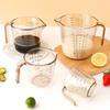 Пластиковый мерный стакан с эргономичной ручкой Кухонный измерительный инструмент для точного выпекания, приготовления пищи и кухонного использования