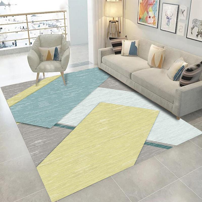 Ковер в скандинавском стиле Домашний Большой Ковер Гостиная Песок Кофейный столик Ковер Напольный коврик Спальня Прикроватный плед Кухонный напольный коврик