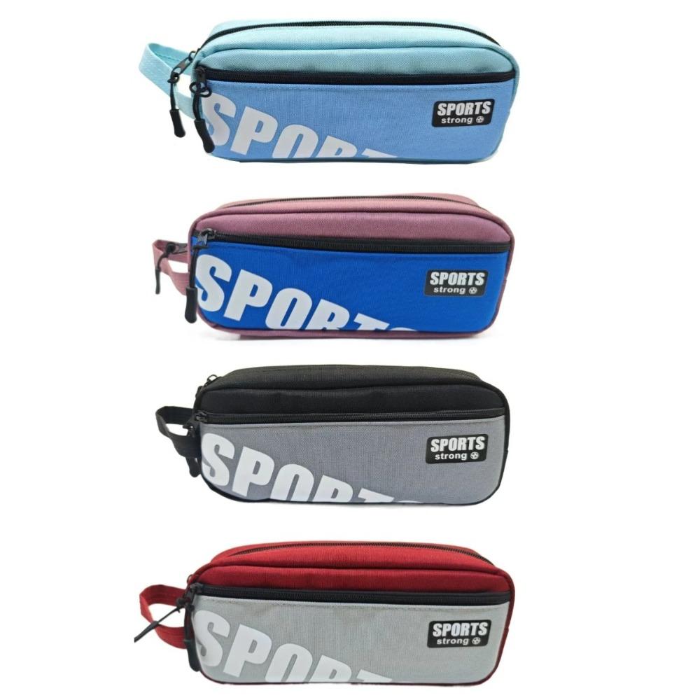Large Capacity Pen Pouch Students Pencil Case Fashion Makeup Storage Bag Student Writing