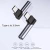 Адаптер USB Type-C на 3,5 мм для наушников, USB C аудиоадаптер для наушников, мини-проводная гарнитура HIFI, конвертер Type C для наушников/телефона
