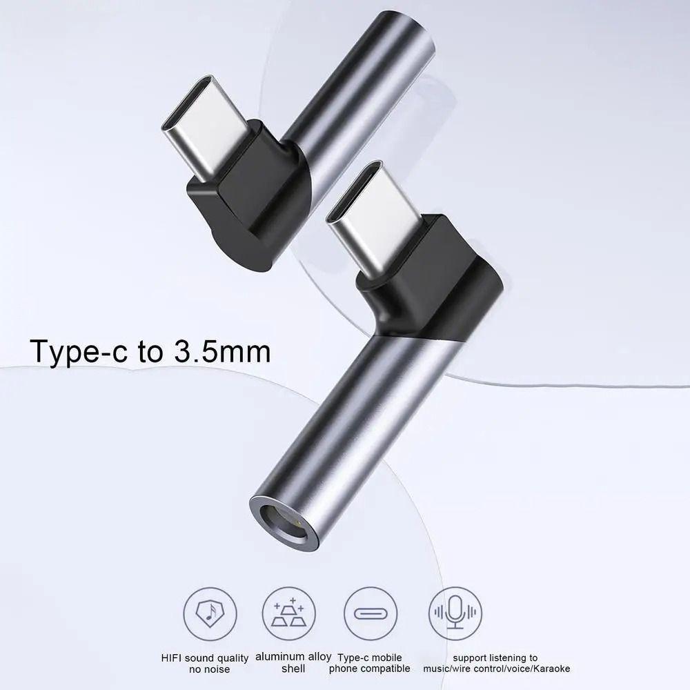 Адаптер USB Type-C на 3,5 мм для наушников, USB C аудиоадаптер для наушников, мини-проводная гарнитура HIFI, конвертер Type C для наушников/телефона