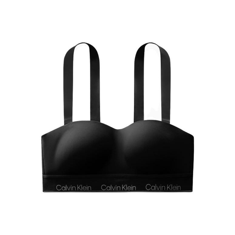 Calvin Klein Logo Detachable Shoulder Strap Bra Women Underwear Space-Black QF7320-UB1