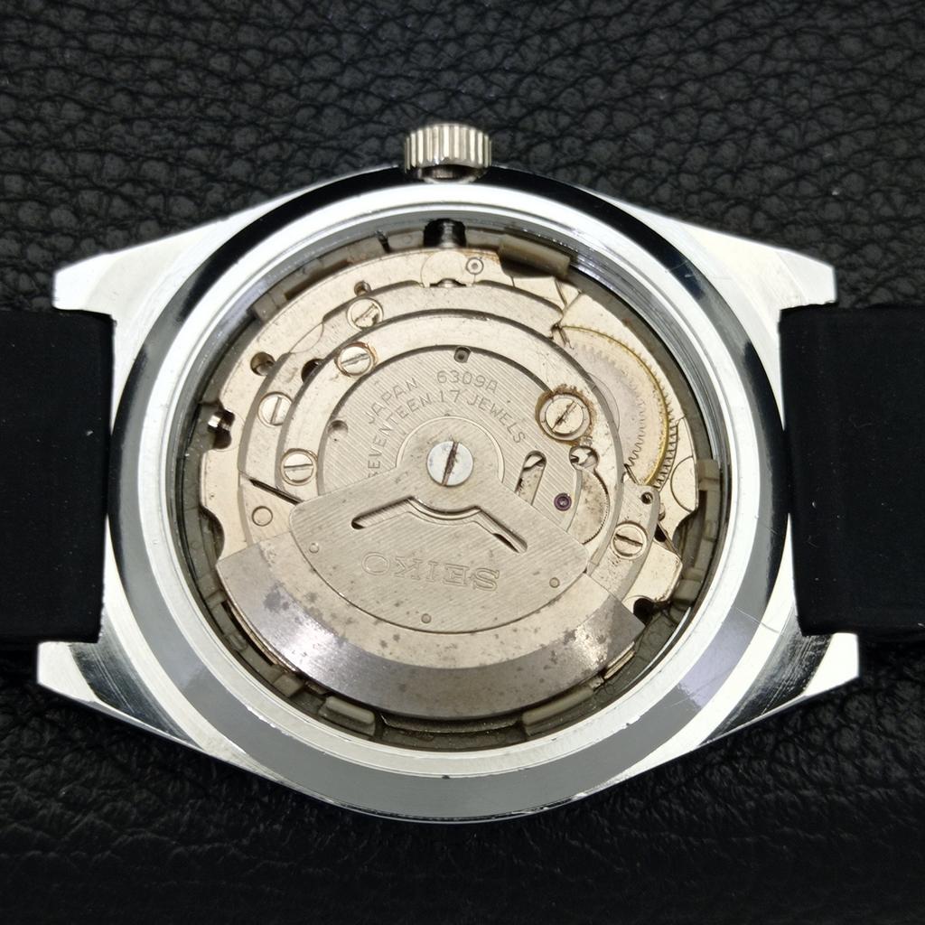 AUTOMATIC VINTAGE SEIKO 5 REFURBISHED JAPAN MENS BLACK DIAL WATCH A440644-9 Sk-a440644-1