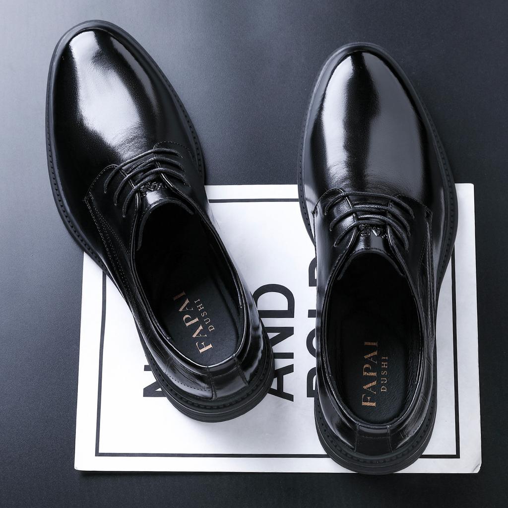 Вэньчжоу мужские кожаные туфли деловое платье британский стиль кожаные мужские туфли первый слой коровьей кожи свадебные туфли для шафера кожаные туфли дерби