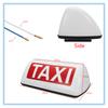 12 В желтый/белый знак такси на крышу автомобиля магнитный знак лампа водонепроницаемый