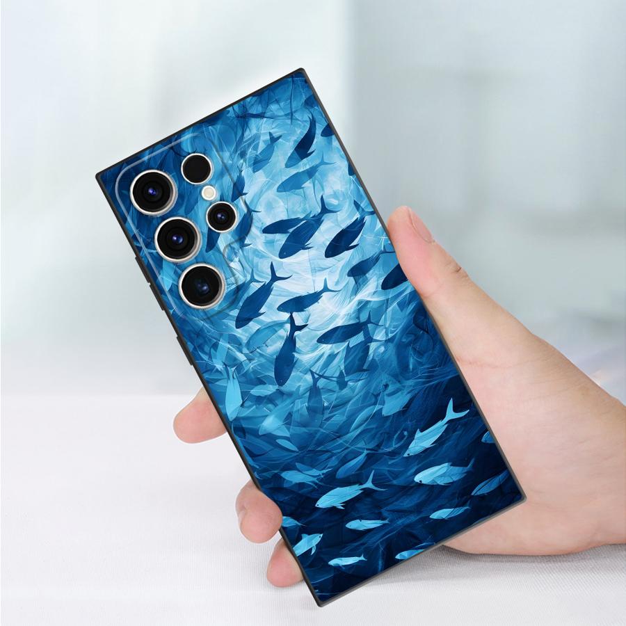 Креативная Funda с морскими организмами Чехол для телефона для Samsung Galaxy S26 S10 S9 Note 20 Ultra 8 9 10 S23 S20 S24 Plus S21 FE