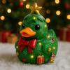 1pcs Christmas Gingerbread Duck Ornaments Festive Holiday Decor for TreeResin Collectibles Ideal Gift for Kids Duck Lovers