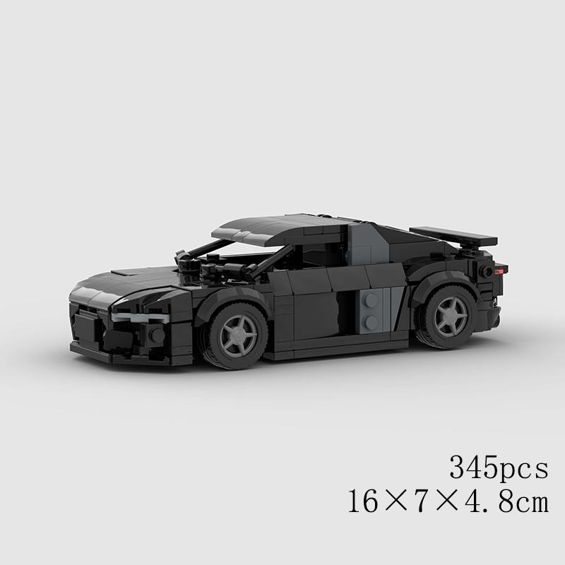 Классический Автомобиль Скорость MOC Внедорожник Гонки Полиция Модель Строительные Кубики Родстер Транспортное средство Город Супер Гонки Блоки Технический Рождественский подарок