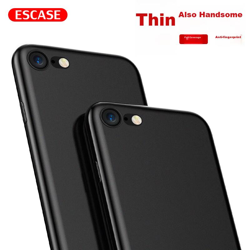 IPhone SE/7/8 Phone Case, Apple Protective Cover, Full Protection Anti-Scratch Shockproof, Frosted Soft with Good Grip, Suitable for SE/7/8, Black
