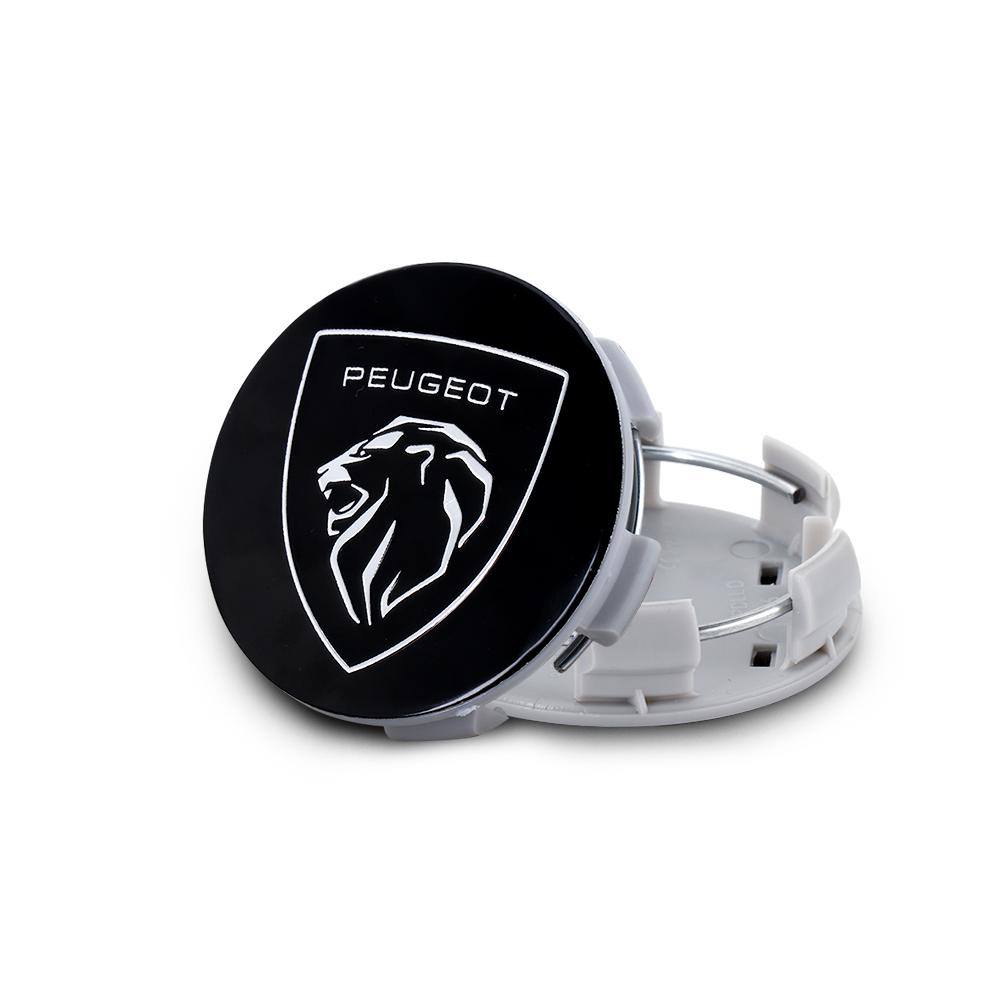4Pcs 60MM Car Wheel Center Hub Cap Badge Rim Lid Sticker For Peugeot 206 307 308 3008 207 208 407 508 2008 5008 107 106 205 SW