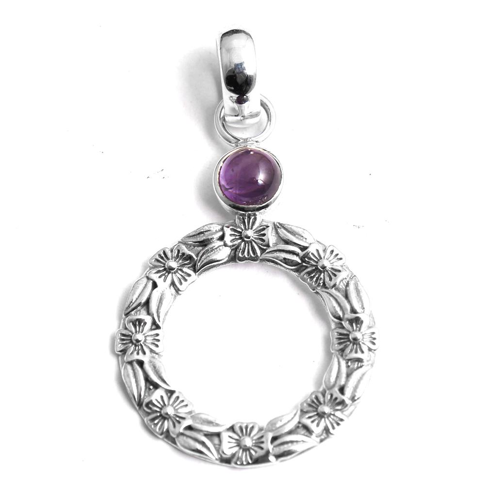 Подвеска ручной работы с синим топазом, перидотом, аметистом, ларимаром, цитрином, 100% стерлингового серебра 925 пробы, ювелирные украшения