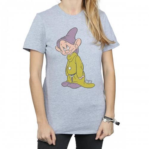 Snow White And The Seven Dwarfs Womens/Ladies Classic Dopey Boyfriend T-Shirt