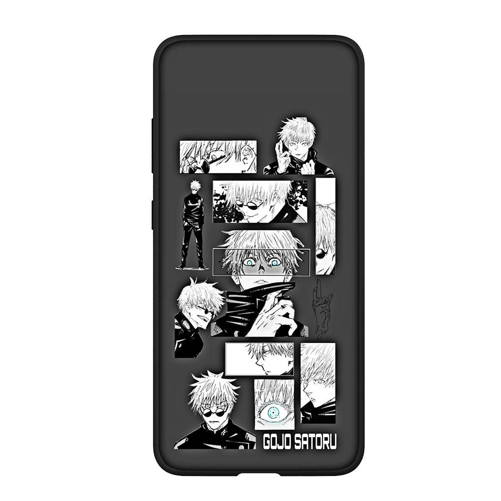 Для Samsung Galaxy S24 S23 iPhone 16 15 14 Xiaomi Redmi Note 13 12 11 10 Plus 9 Pro Max X XR чехол для телефона Jujutsu Kaisen Gojo Satoru Cartoon OPPO Huawei