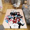 Samurai anime theme Rug Floor Mat for Living Room or Bedroom Soft and Comfortable Carpet a Gift for Birthday and Holiday.