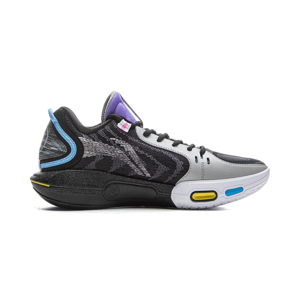 Li Ning Wade Shadow 7 Низкие Баскетбольные Кроссовки Мужские Черно-Серые ABPV011-4
