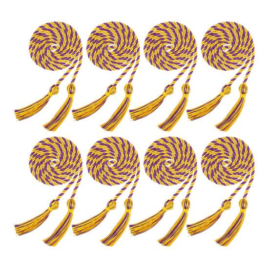 8 шт. шнур для вручения дипломов 68 дюймов плетеный шнур для вручения дипломов с кисточкой для выпускных студентов бакалавриата магистратуры мантии