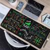 Офисный коврик Торговая диаграмма Узор Мышь Коврик для мыши Биржевой узор Коврик для мыши ПК Аксессуары Резиновый коврик для стола XXL Большой коврик для клавиатуры