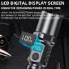 Portable Rechargeable High Power LED Flashlights With Display Screen Zoom Tactical Torch Lamp Outdoor Camping Emergency Lantern