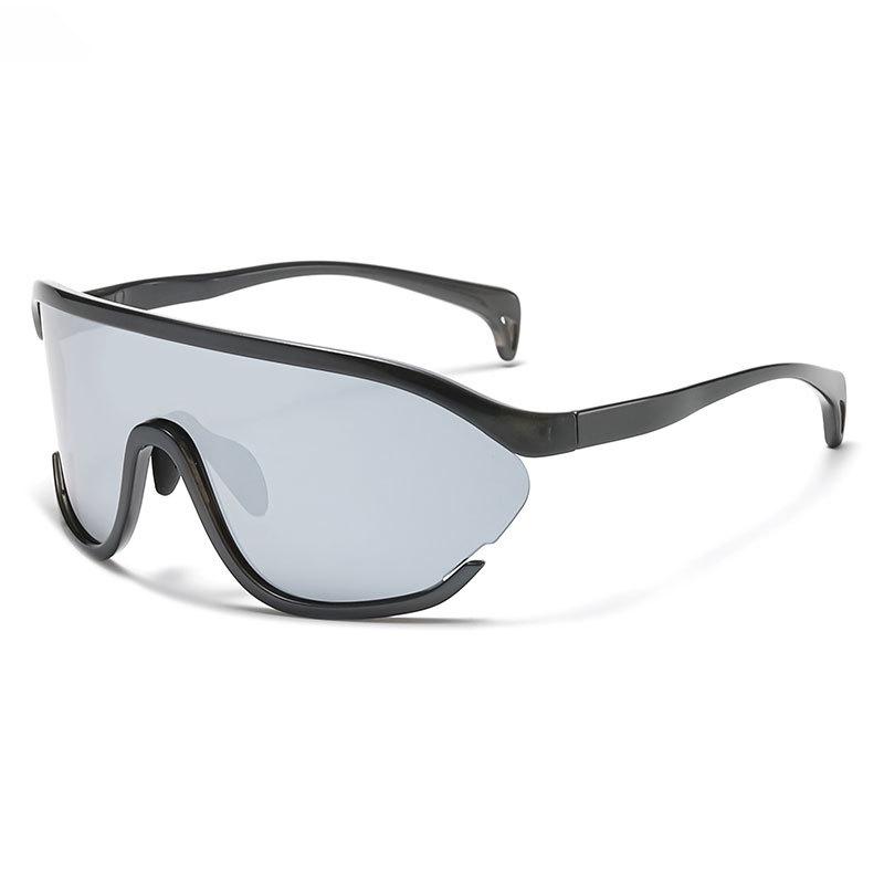 Outdoor cycling sunglasses fashionable women's sunscreen photosensitive color-changing goggles men's sports trendy glasses