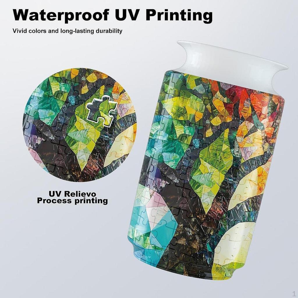 Ваза-головоломка с 3D-цветочной композицией для декора стола