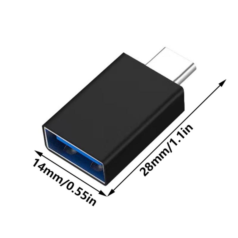 USB C на USB Адаптер Type C Папа на USB 3.0 Мама OTG Конвертер для Телефонов Планшетов Ноутбуков Зарядка 5 Гбит/с Передача Данных