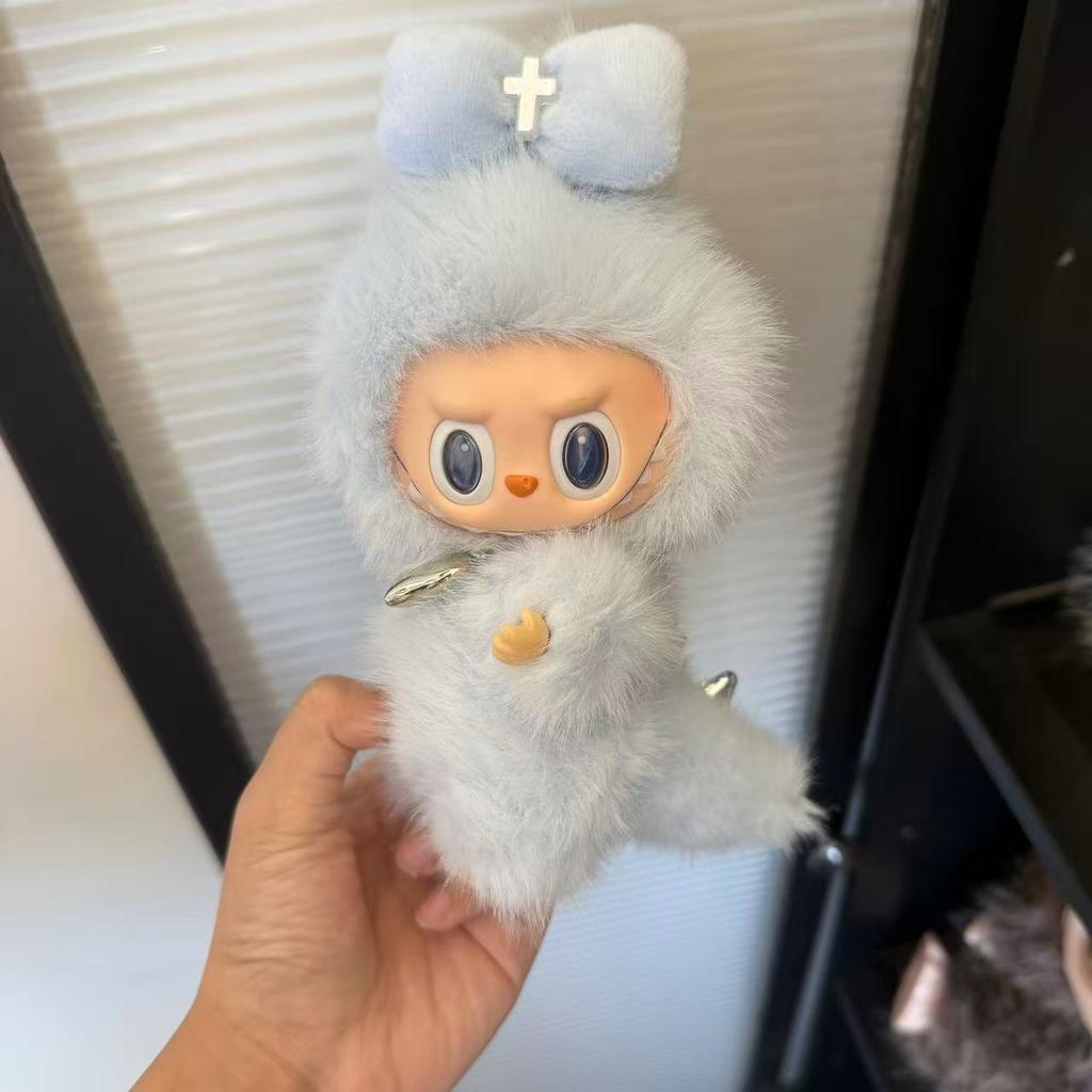 Высококачественная кукла La bu, кукла-монстр с виниловым лицом, детская игрушка, фестивальный подарок на день рождения, украшение для коллекции на стол