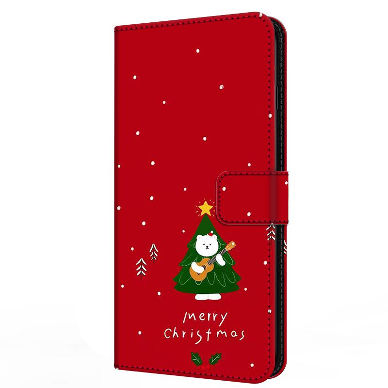 Wallet For Oneplus Ace 6 Flip Stand Book Phone Cover Magnetic Leather Case Cartoon Anime Merry Christmas Capa Oneplus Ace6 5G