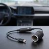 Автомобильные зарядные устройства-адаптеры Type C с 5 В на 12 В и индикатором питания для автомобильной электроники и аксессуаров